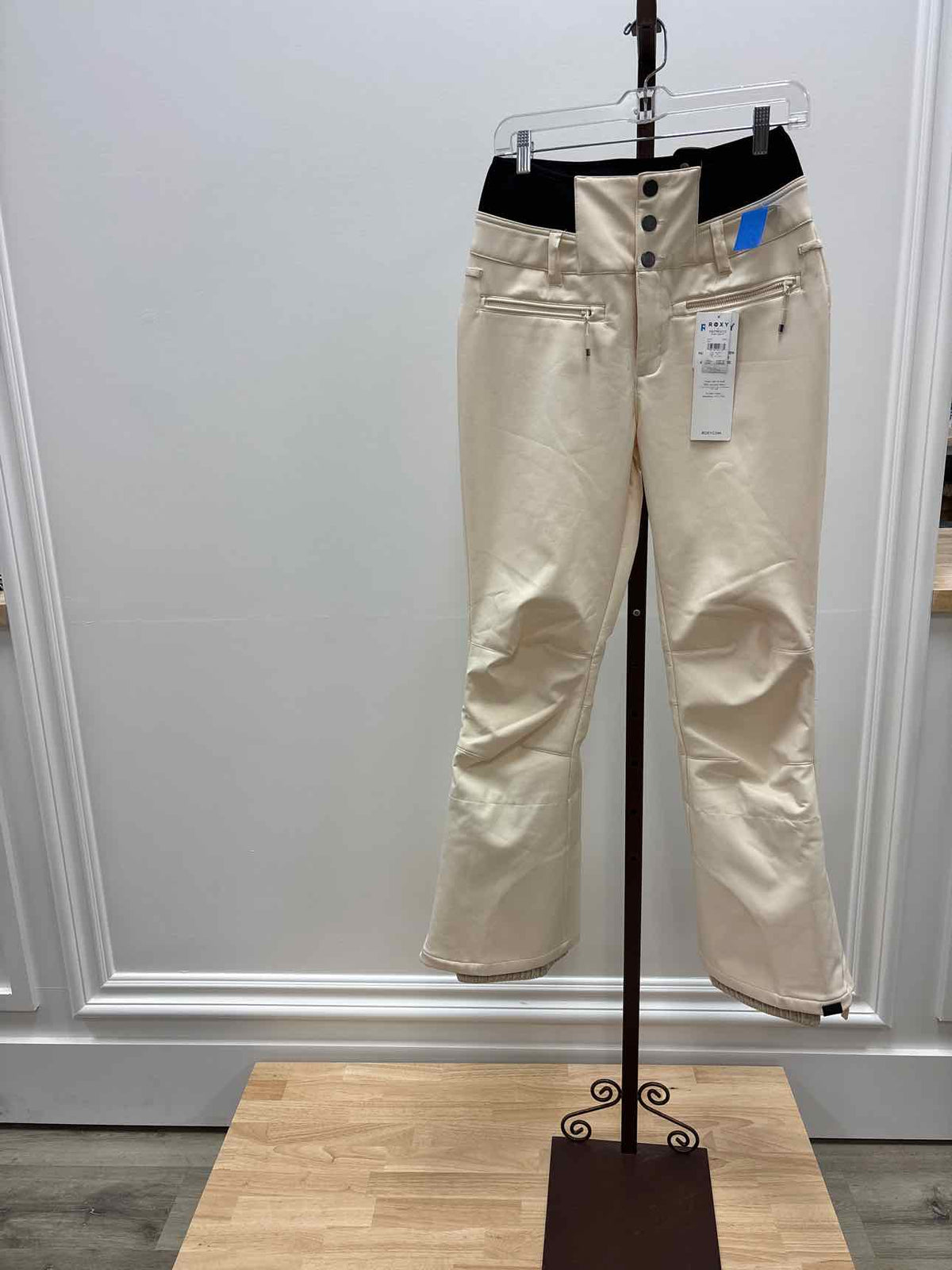Roxy Size M Roxy Snow Pants Rising High - Buttercream