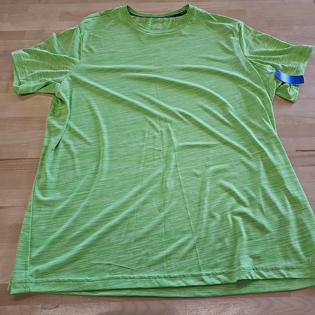 Tek gear Size XXL Green MENS Athletic Tee