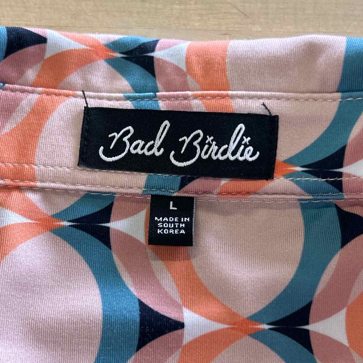Bad Birdie Size L Orange Preloved Tank