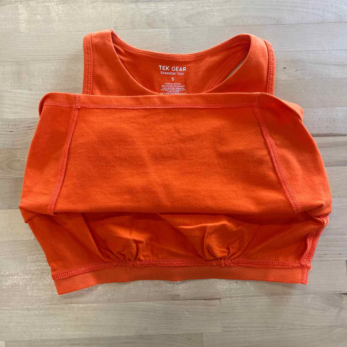 Tek gear Size S Orange New Tank