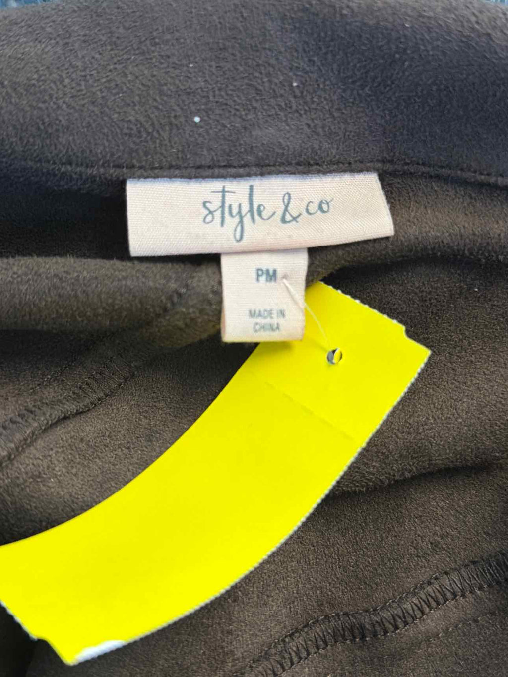 Style & Co. Size PM Brown Jacket