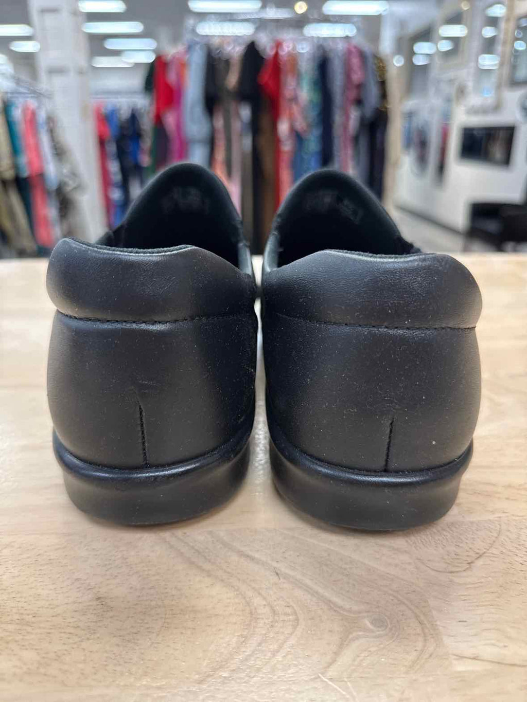 SAS Viva Size 8.5 WW Black Leather NWOT Slip On