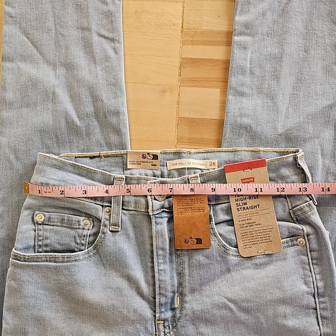Levi's Women's 724 High Rise Straight Jeans