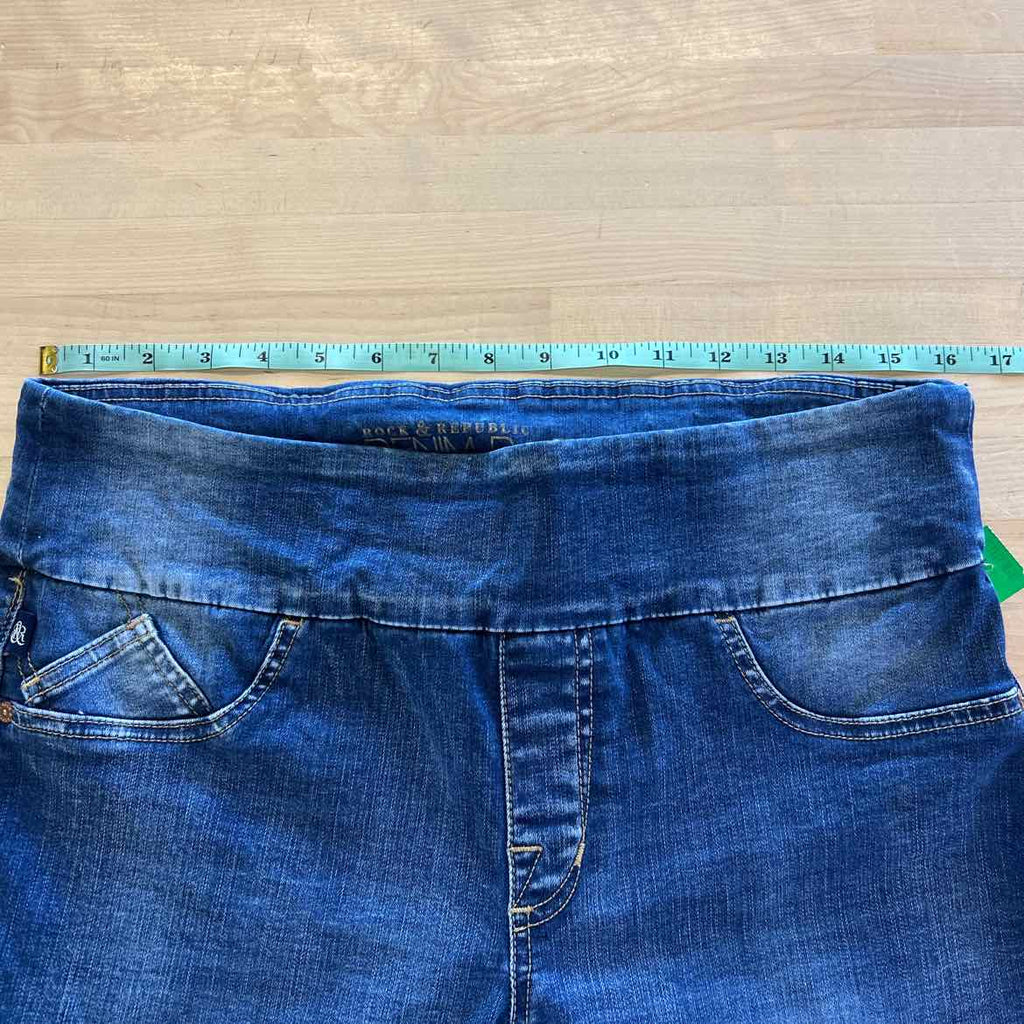 Rock & Republic Size 14 Blue Denim Preloved Jeans