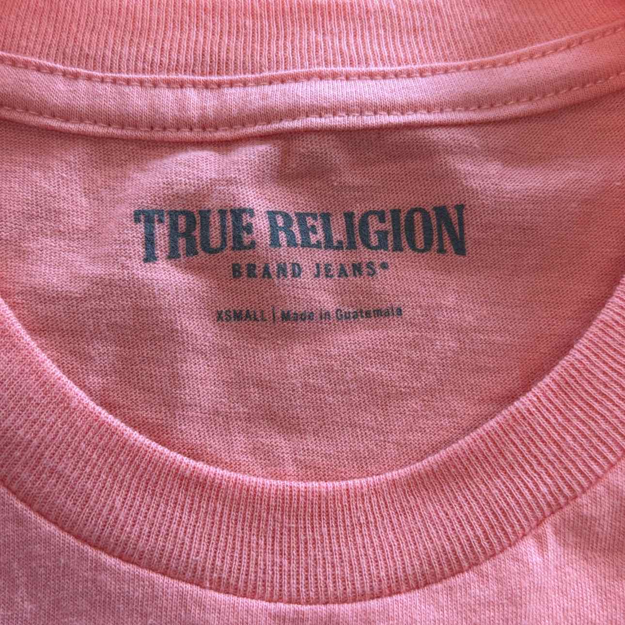 True Religion Size XS Peach New T-shirt