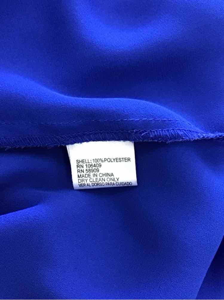 Cremieux Size S Blue Preloved Blouse LS