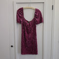 Urban Outfitter Size L Pink Velvet Preloved Dress