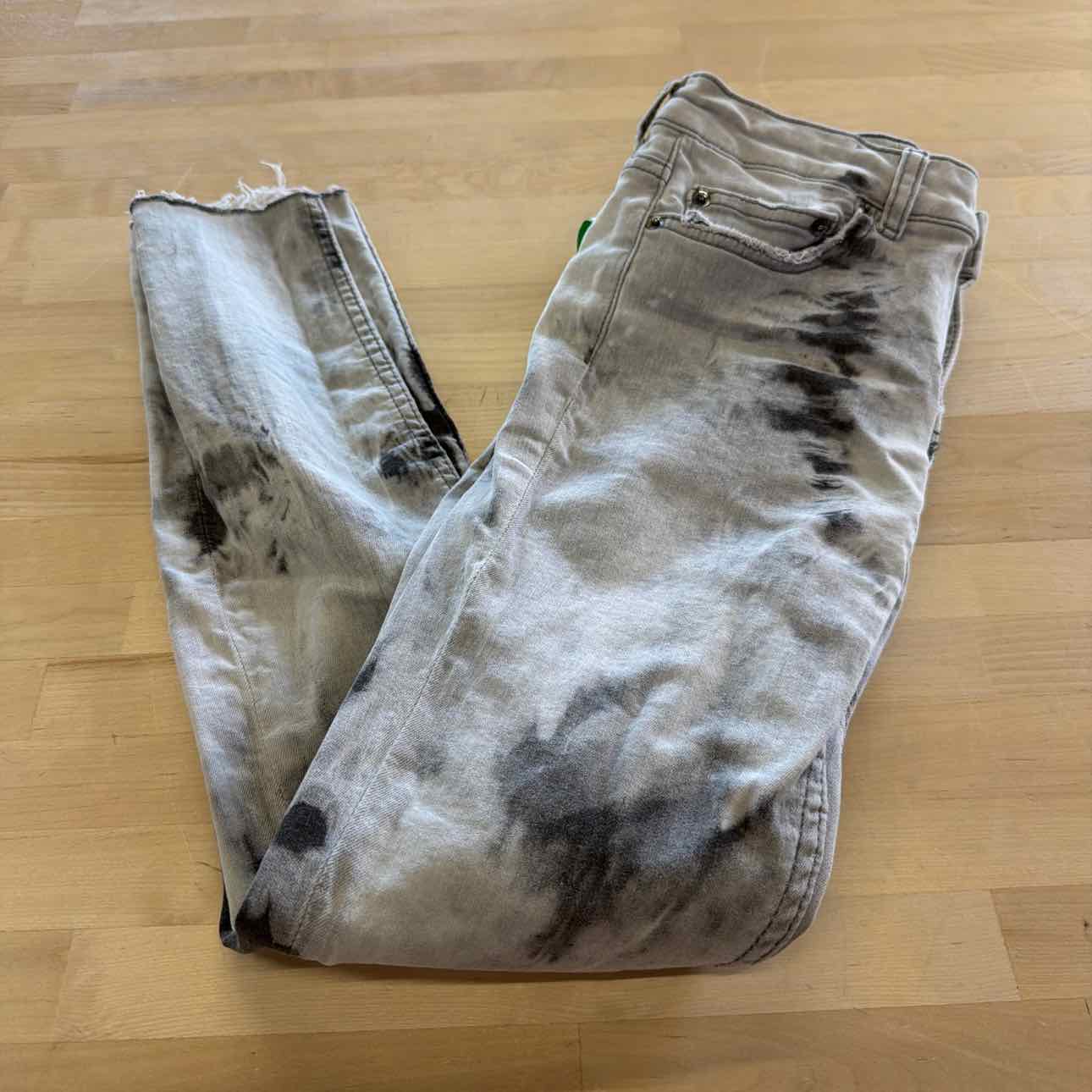 zara Size 4 Gray Preloved Jeans