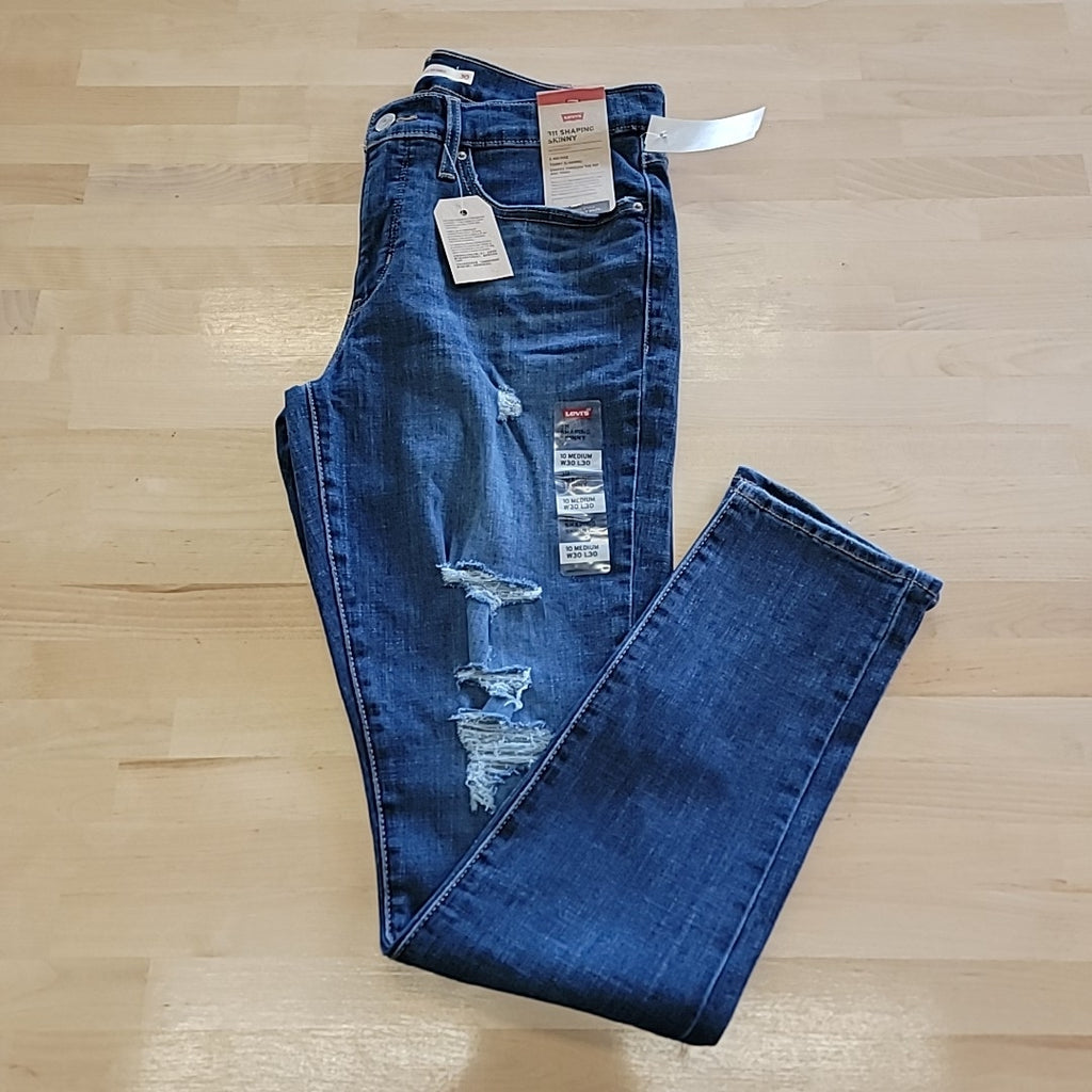 Levi's Size 30 311 Shaping Skinny Blue Jeans