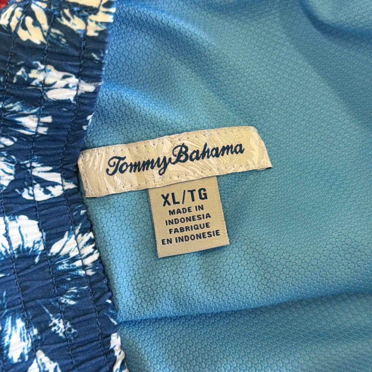 Tommy Bahama Size XL Blue Red MENS Swimwear