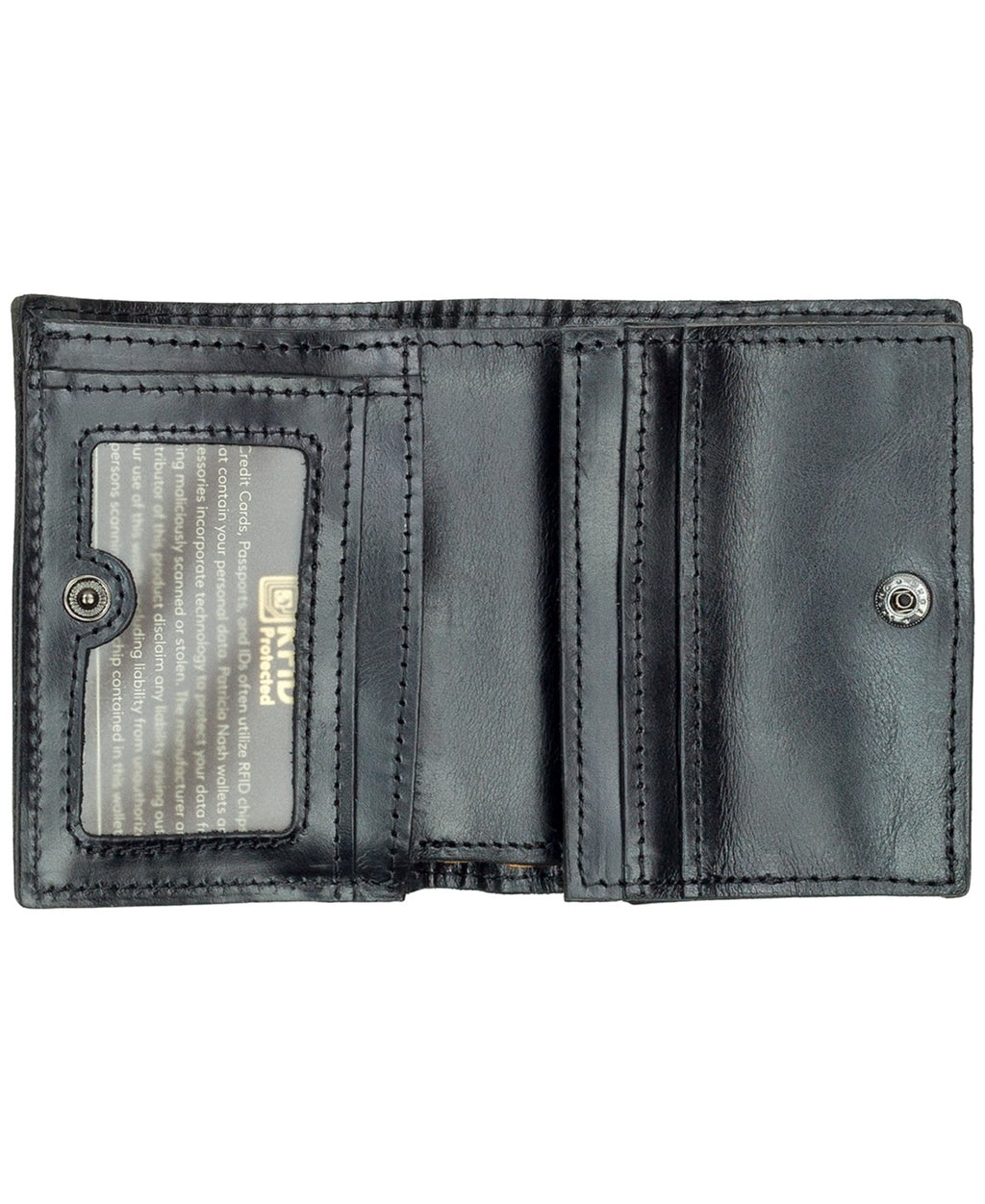 Patricia Nash Clara Leather Wallet in Gift Box - Black