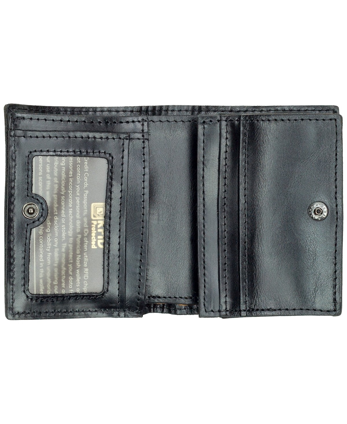 Patricia Nash Clara Leather Wallet in Gift Box - Black