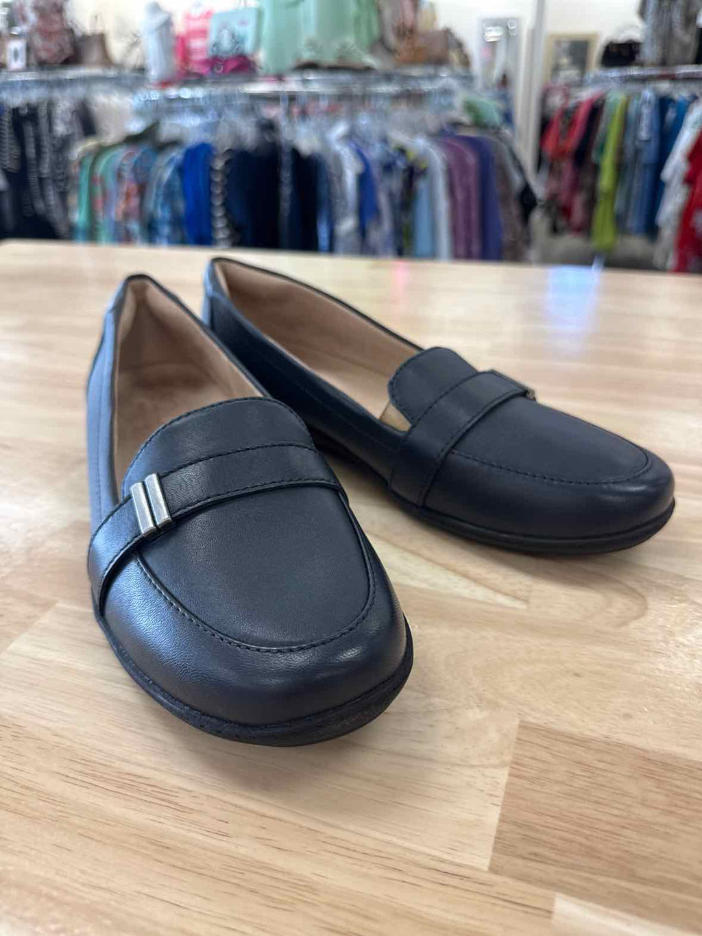 Naturalizer Kentley Loafer Size 10 Navy Leather New