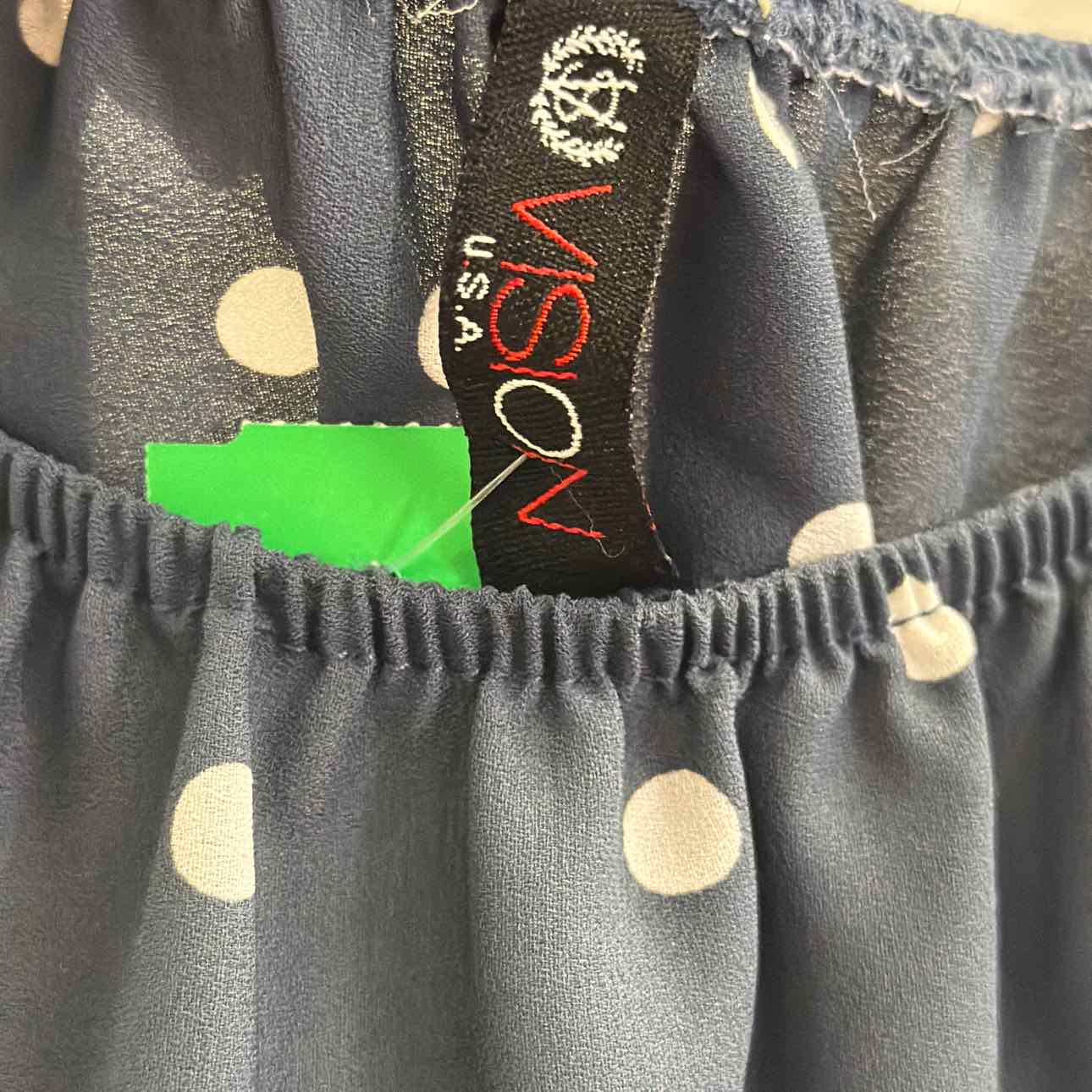 Vision Size S Blue Polyester Preloved Tunic