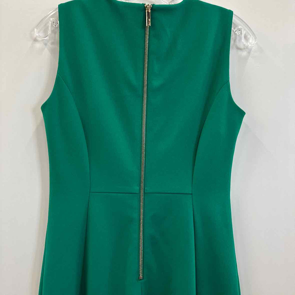 Calvin Klein Size 6 Green Dress