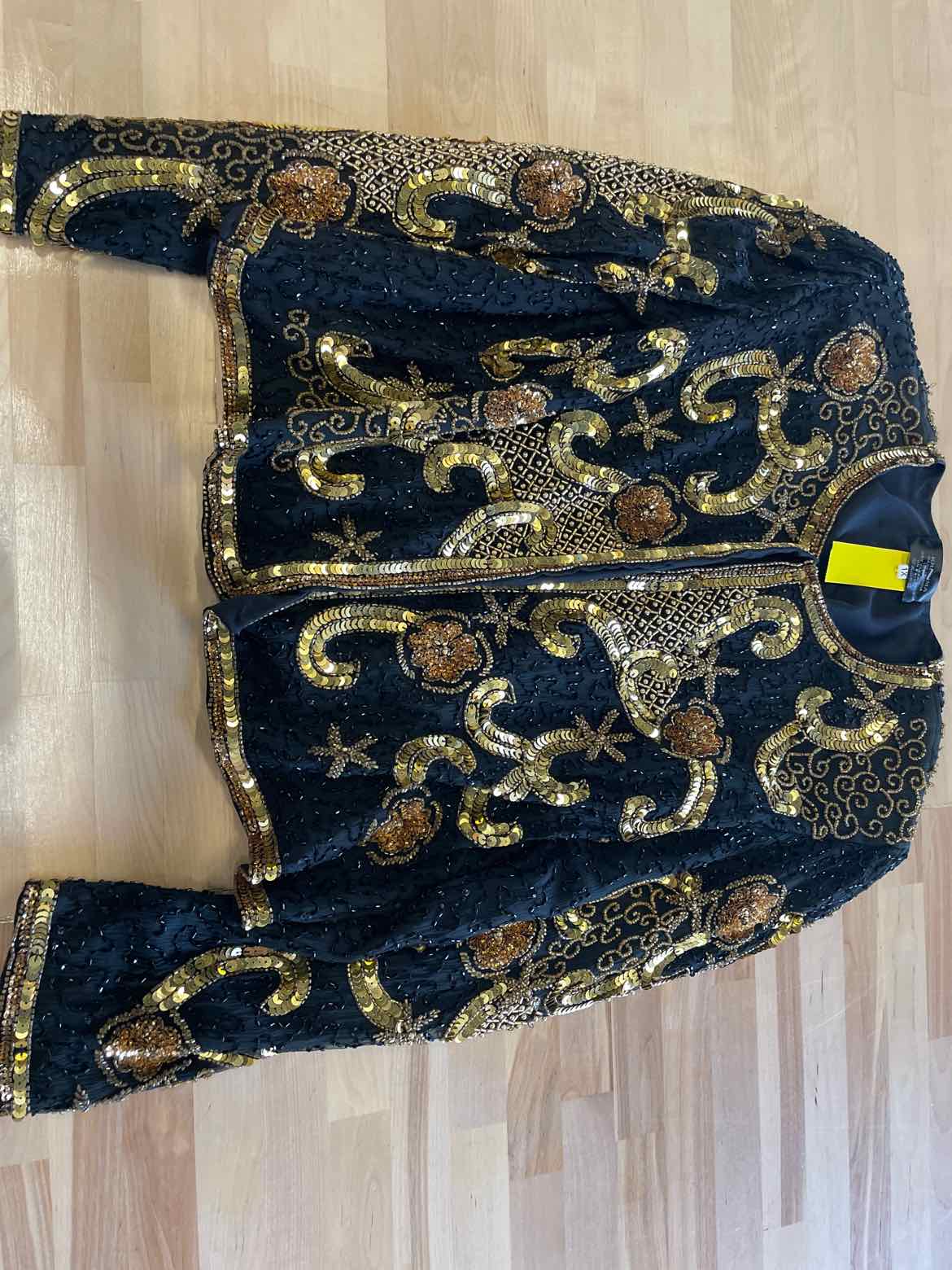 Krishma Size 1X Black & Gold Jacket