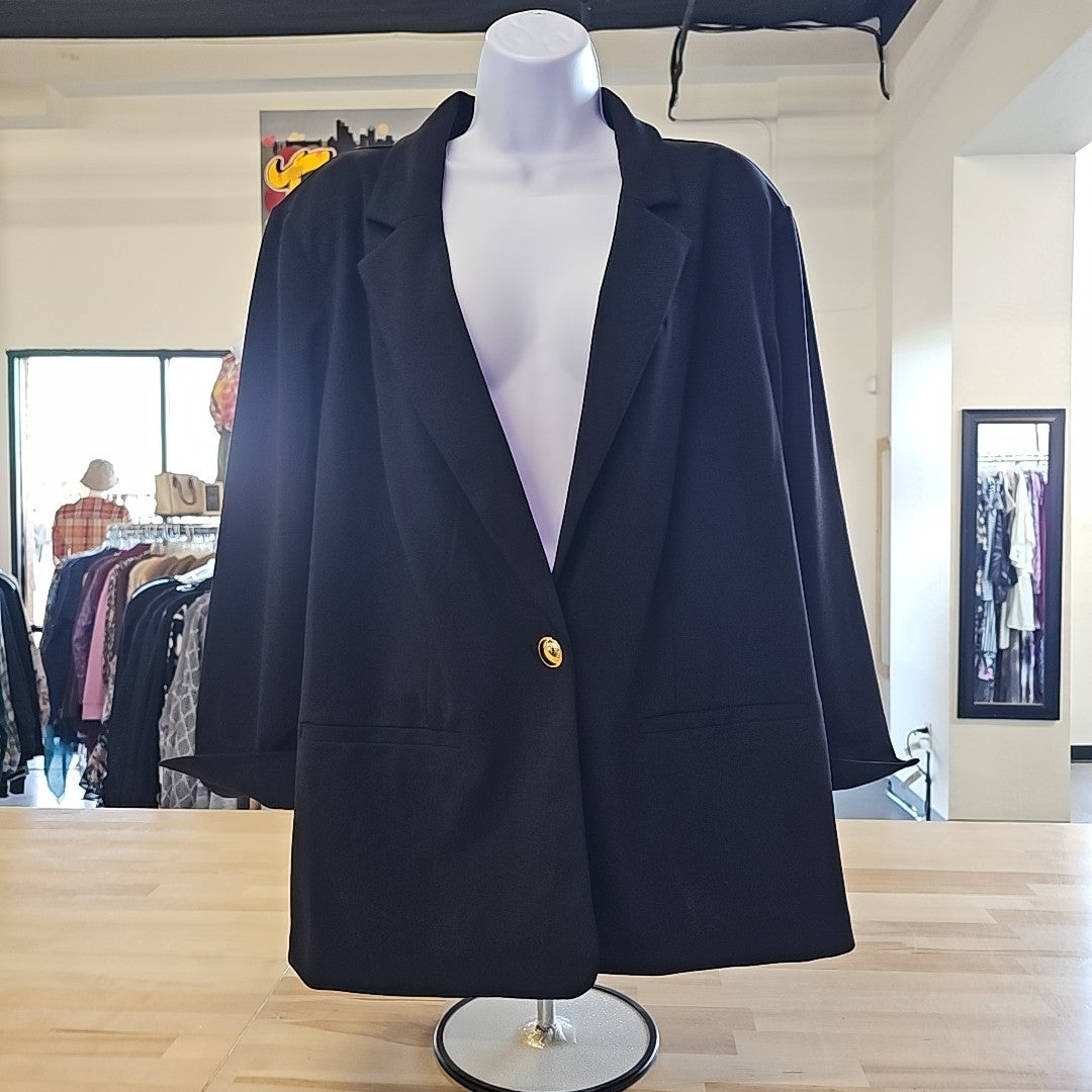 New York & Co. Size 2X Black Cardigan