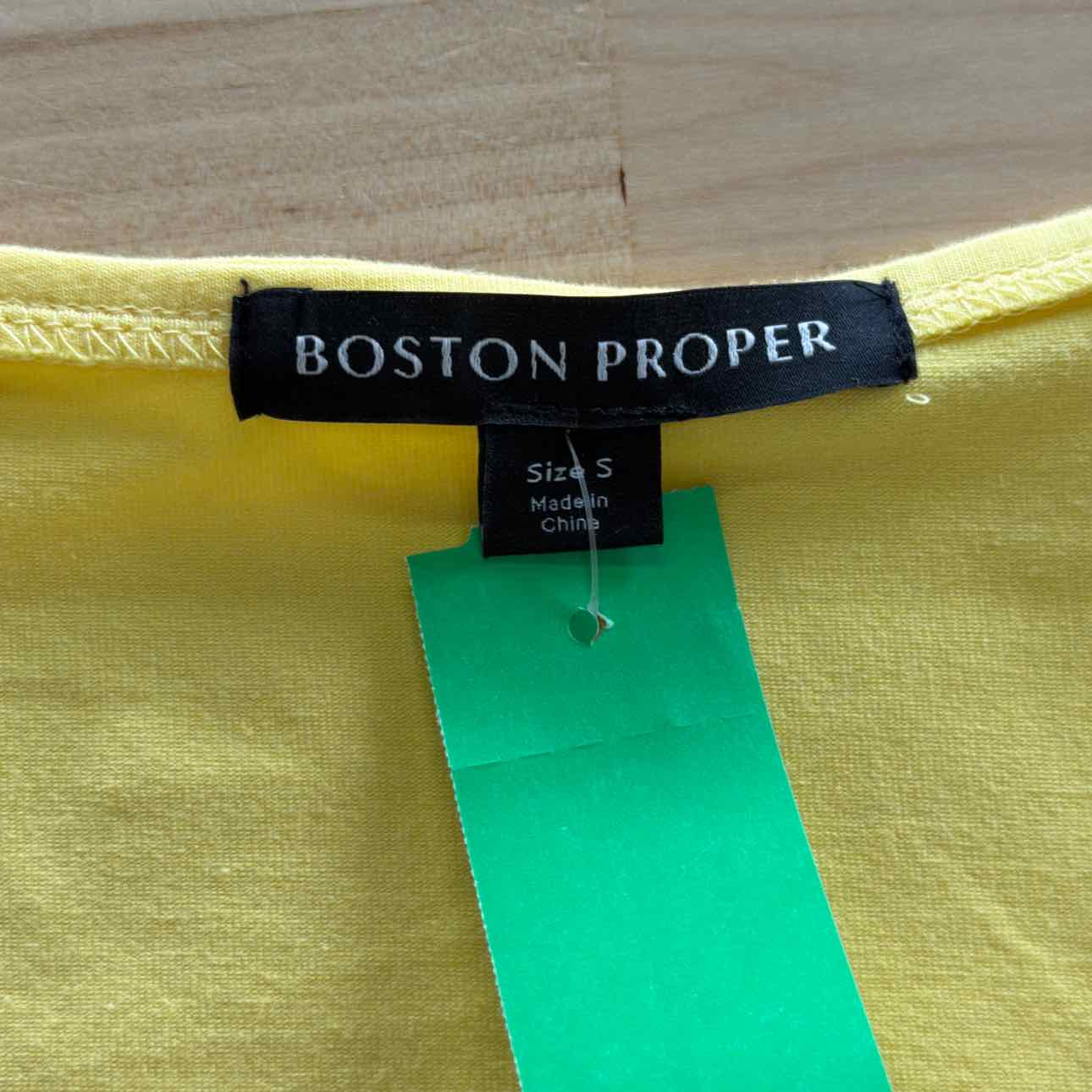 Boston Proper Size S Yellow Preloved Blouse LS