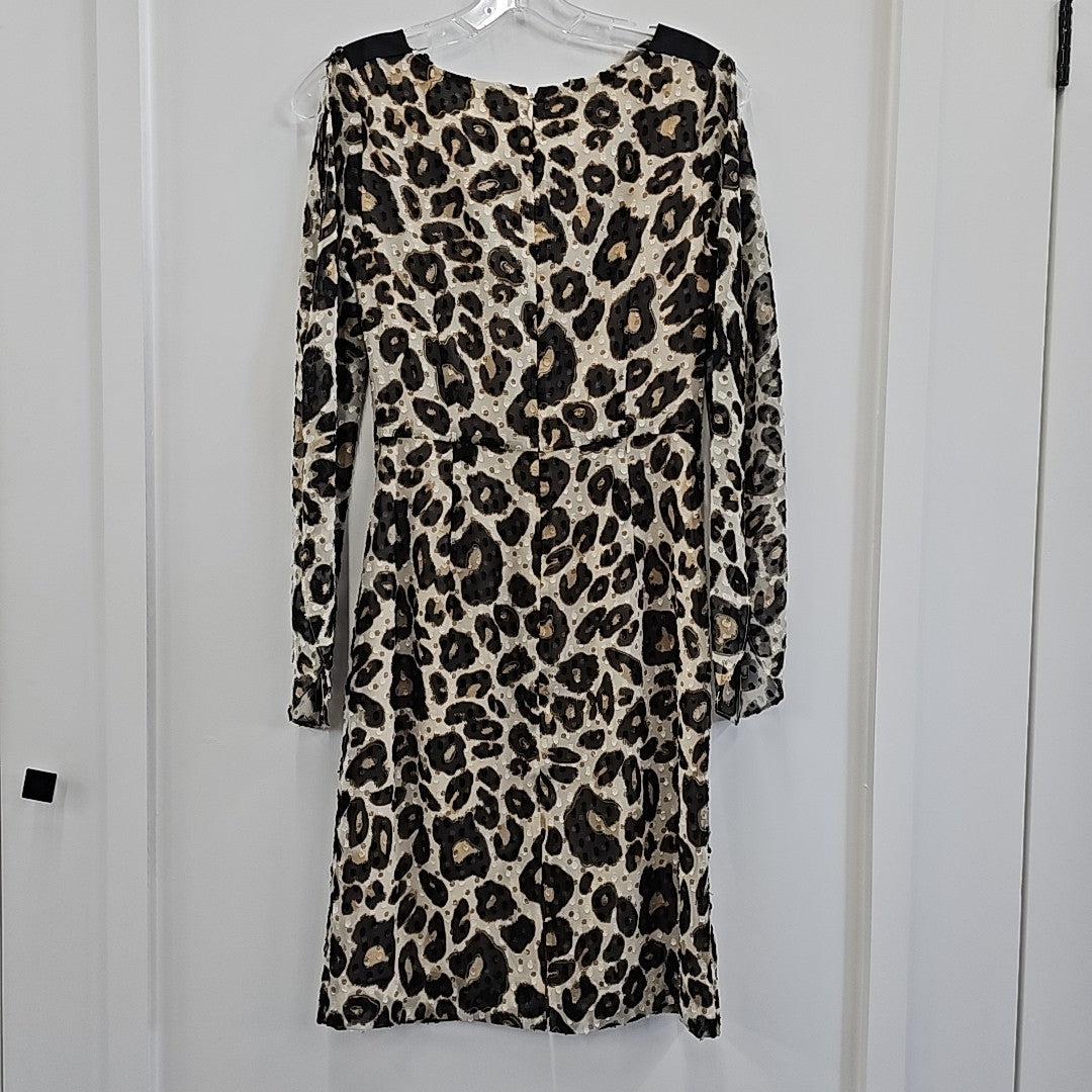 Antonio Melani Size 0 Beige/Black Sequined Dress