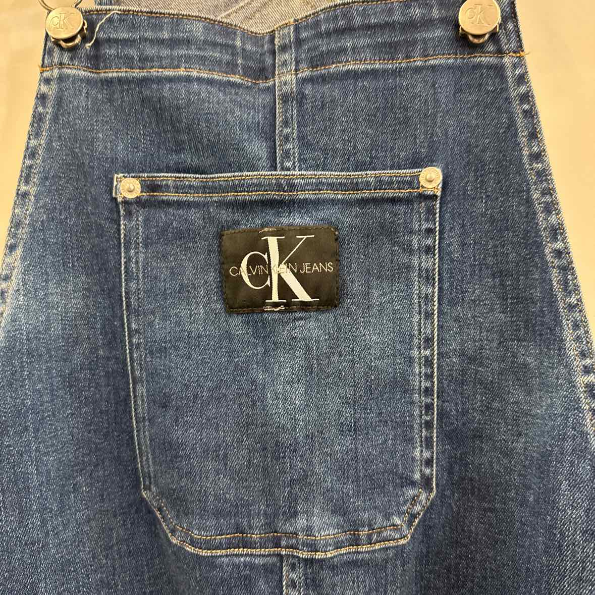 Calvin Klein Size S Blue Overalls