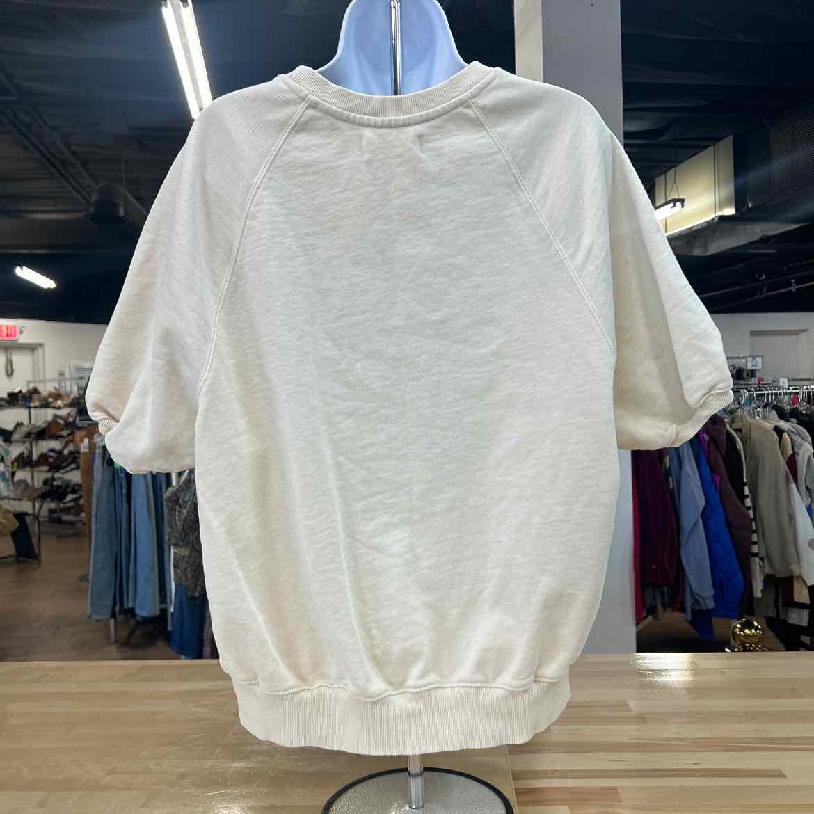 Free People Size XS Tan Preloved Sweater