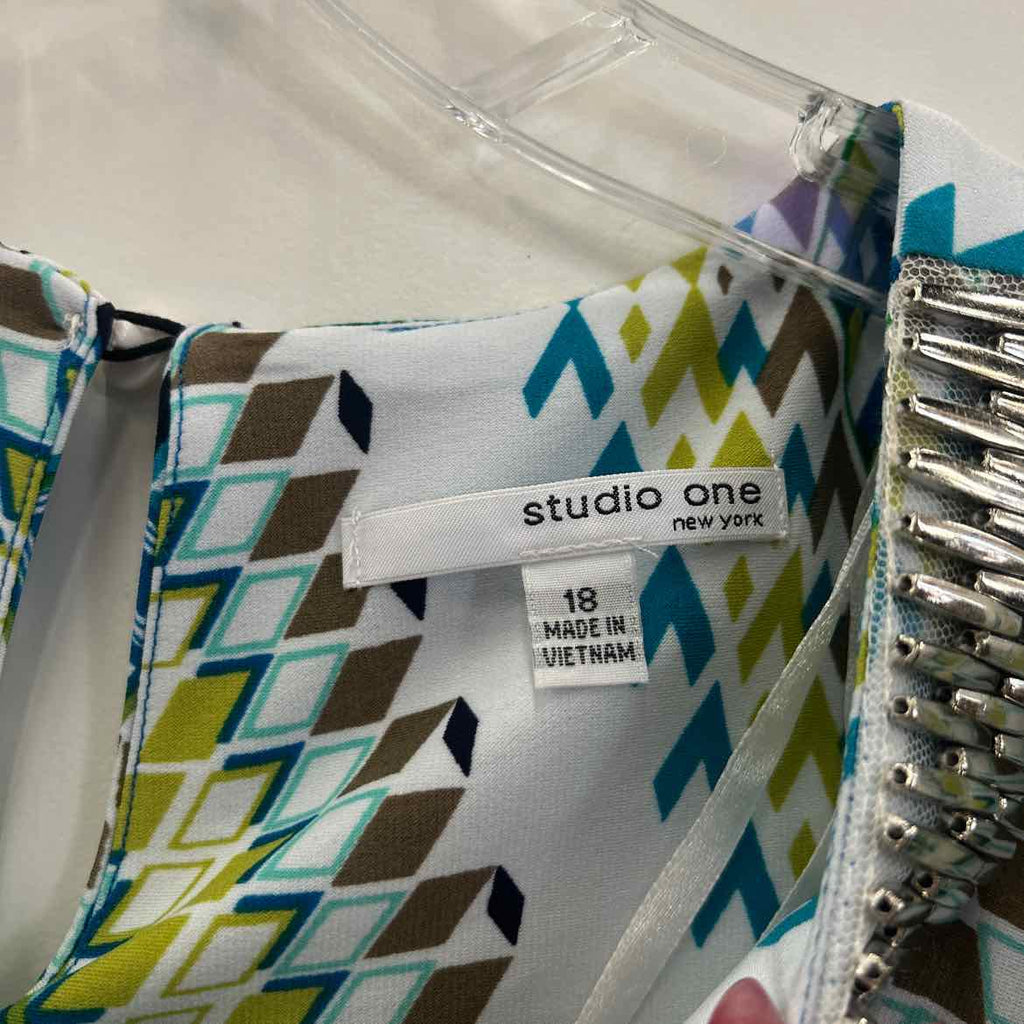 Studio 1 Size 18 White Preloved Dress