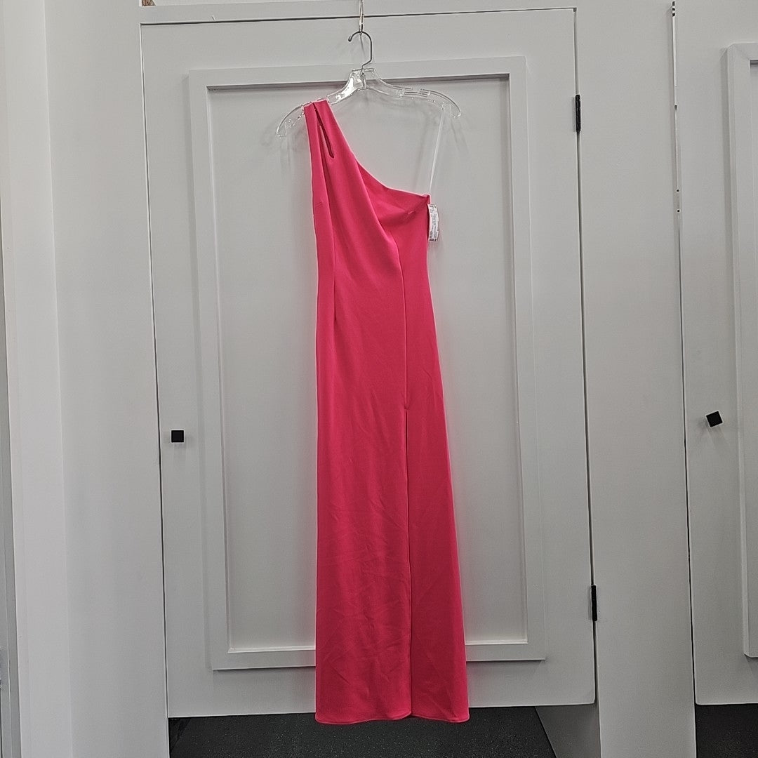 Ava + Esme Womens One Shoulder Long Evening Dres