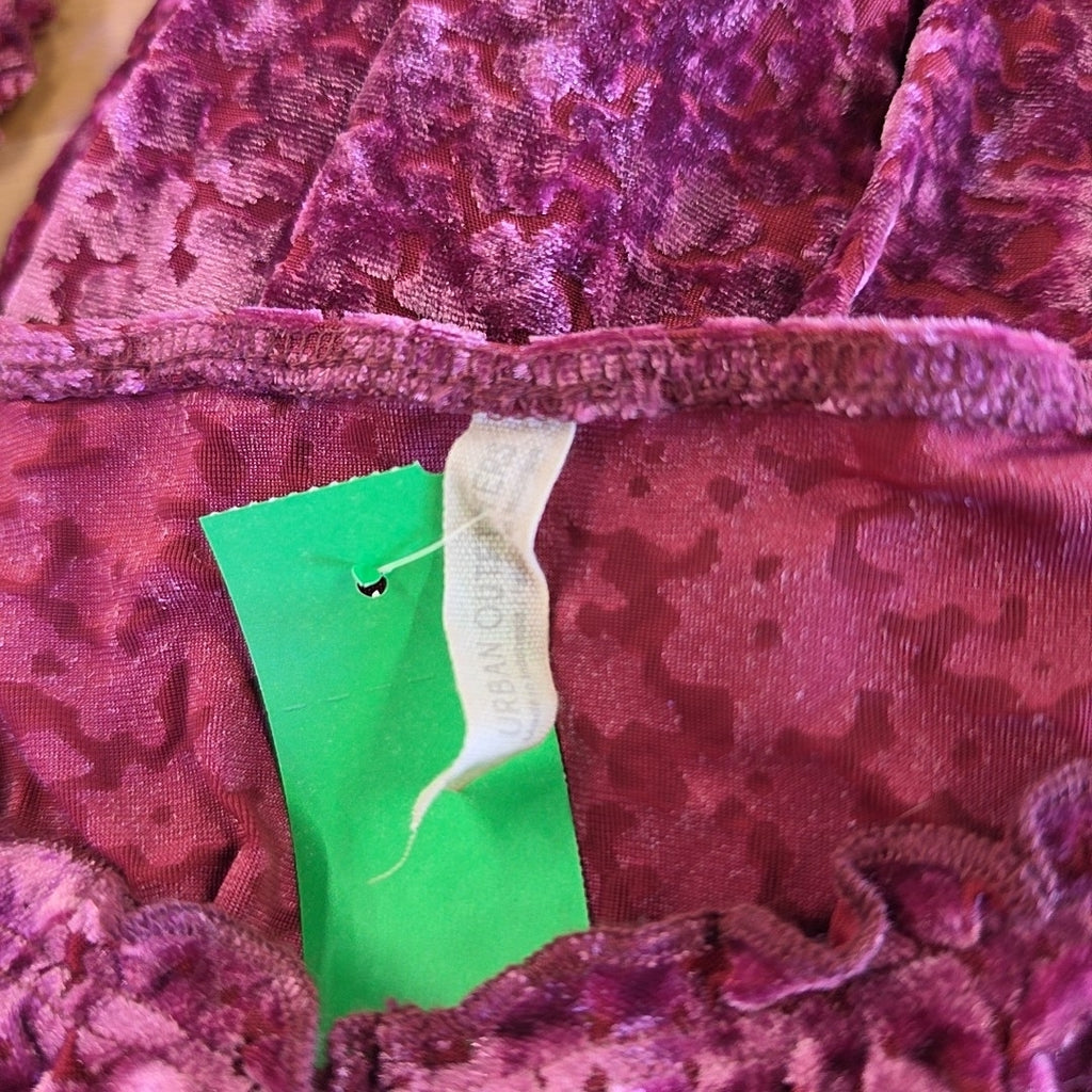 Urban Outfitter Size L Pink Velvet Preloved Dress
