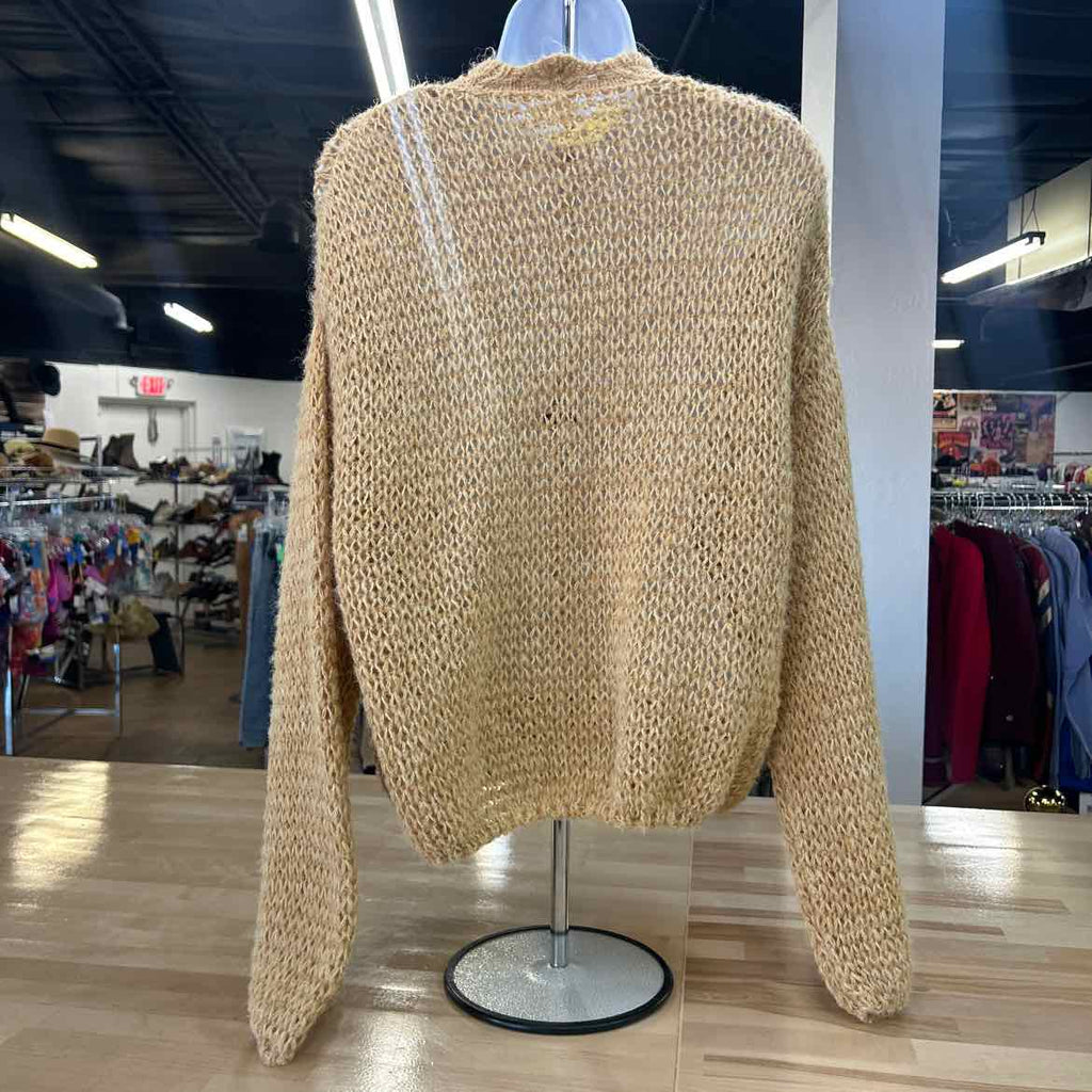 Kimchi Blue Size XS Tan Knit Preloved Cardigan