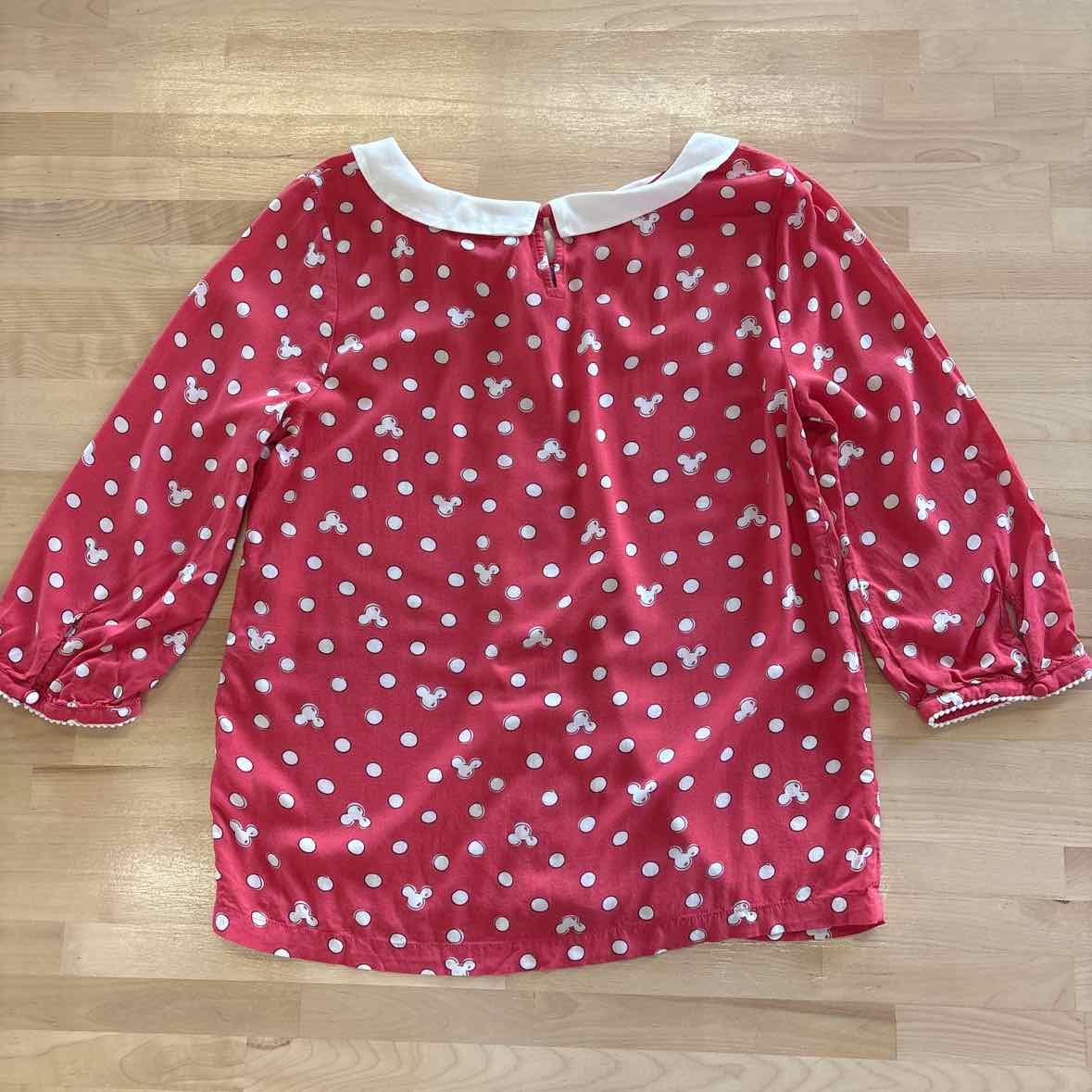 Disney Size M Red Blouse