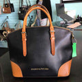 Dooney & Bourke Black & Brown Handbag
