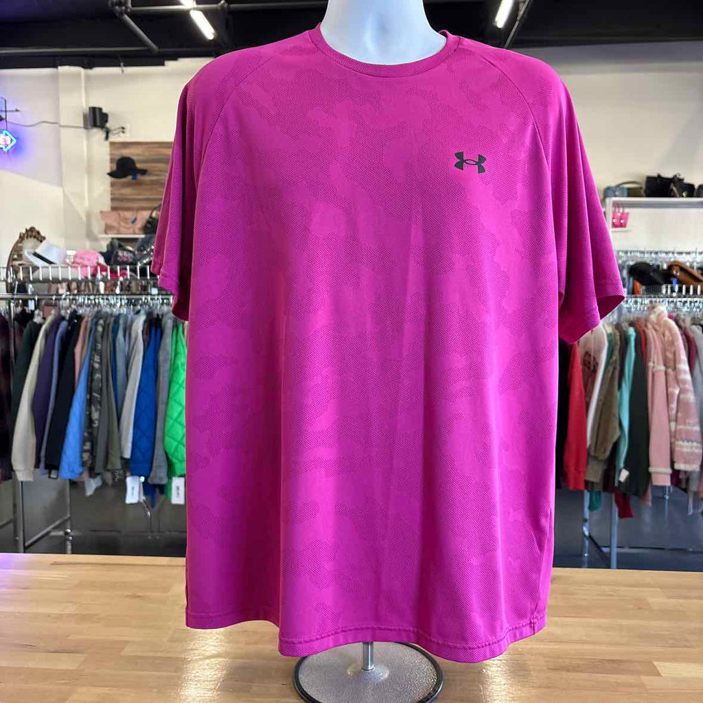 Under Armour Size XL Pink T-shirt