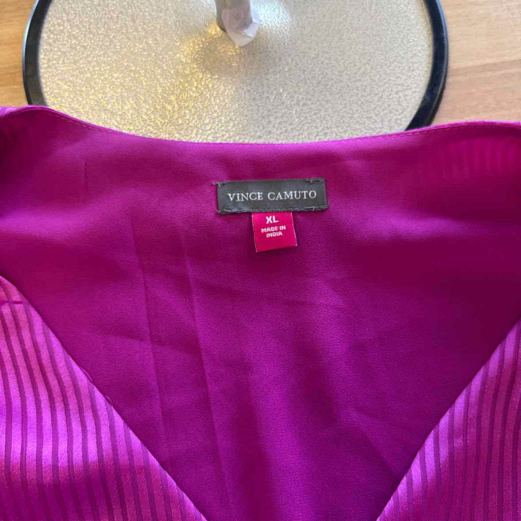 Vince Camuto Size XL Pink Blouse