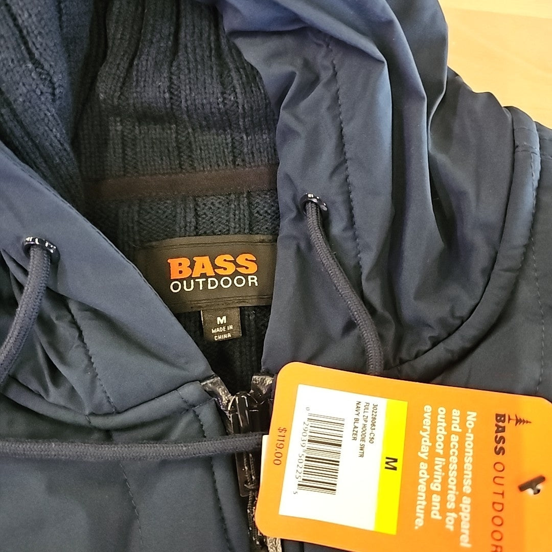 Bass Outdoor Size M Navy MENS Jacket