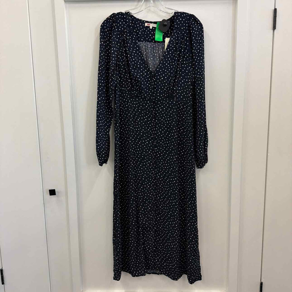 Levi's Women's Sarina MIDI Dress - Marlo Dotv2 Night Sky