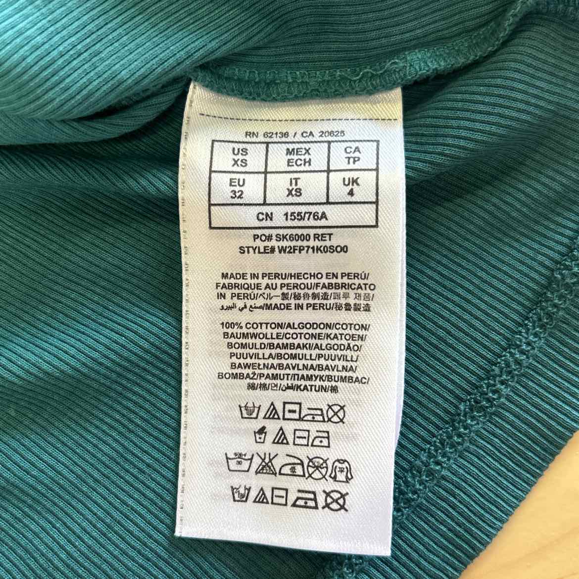 Guess Size XS Green Preloved T-Shirt SS
