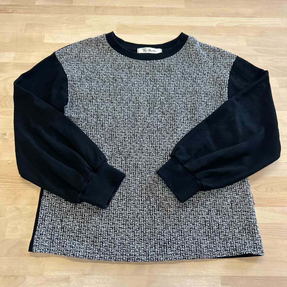 Syn Burches Size S Black Sweatshirt