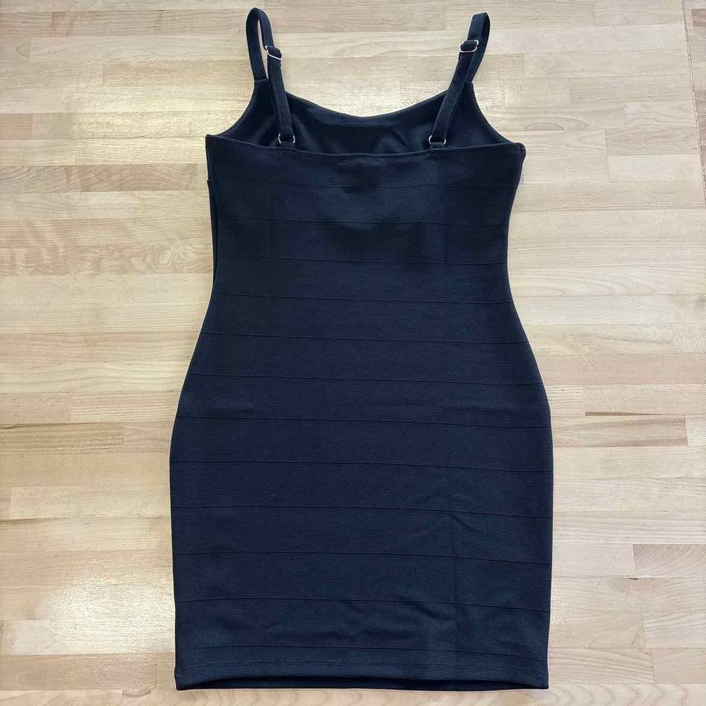 HauteMonde Size L Black Dress