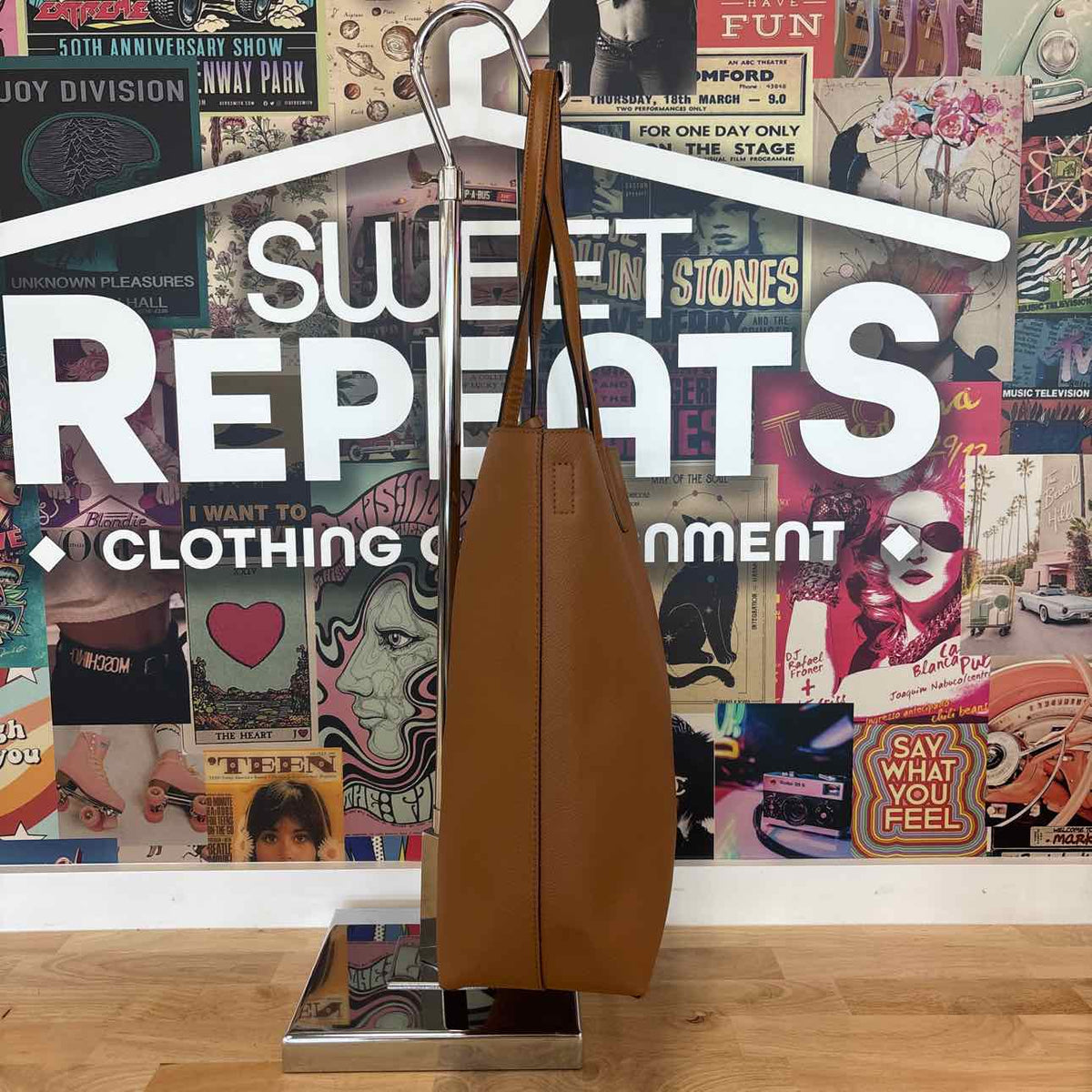 Michael Kors Brown Leather Totes