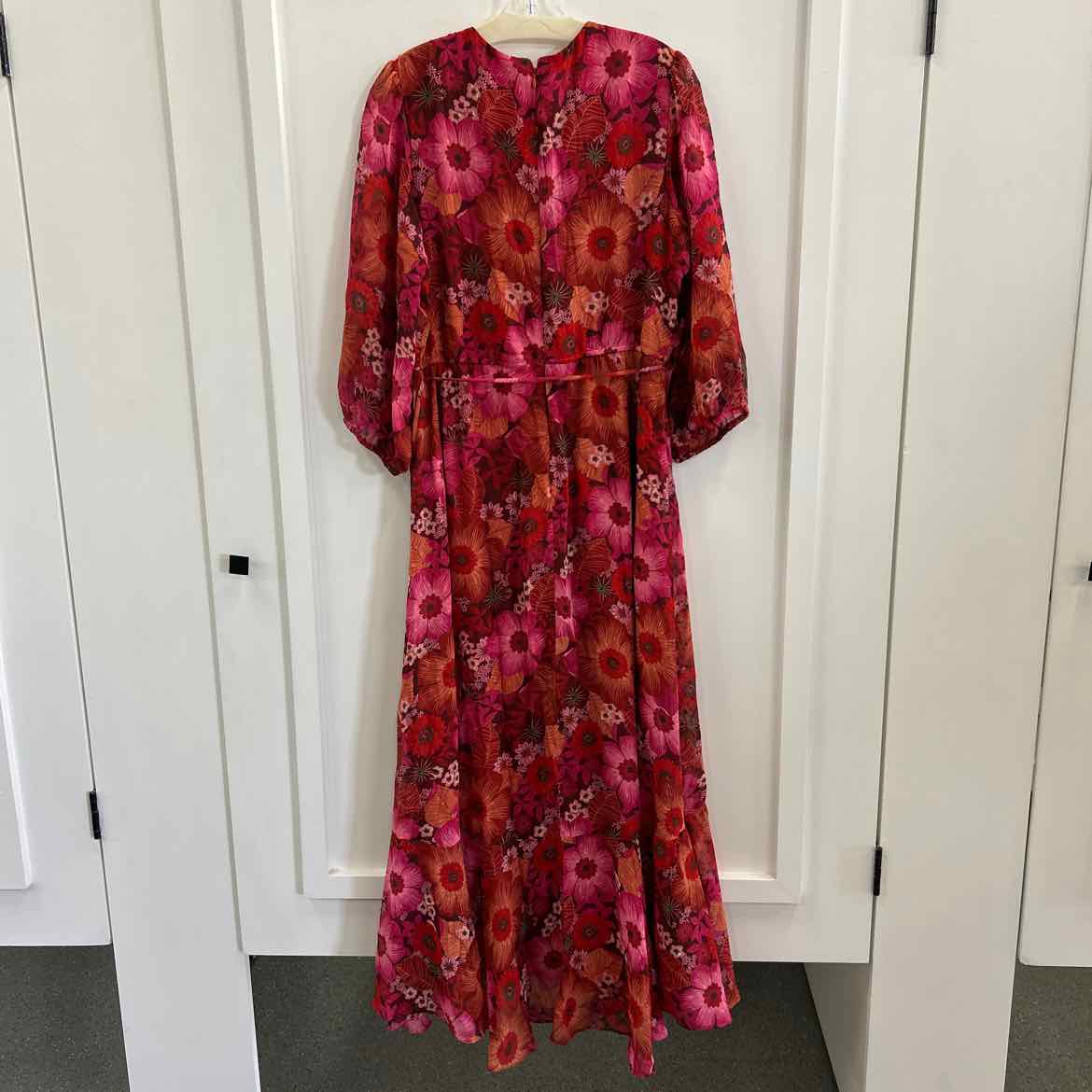 Maison Tara Size 14 Orange Flannel Preloved Dress