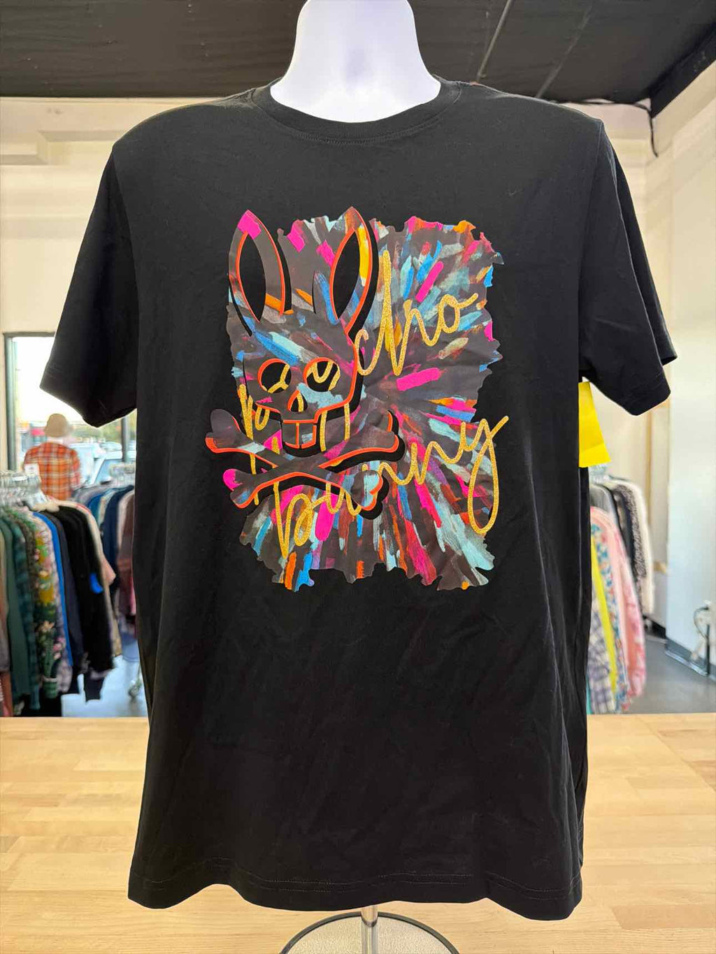 Psycho Bunny Size 5 Black T-shirt