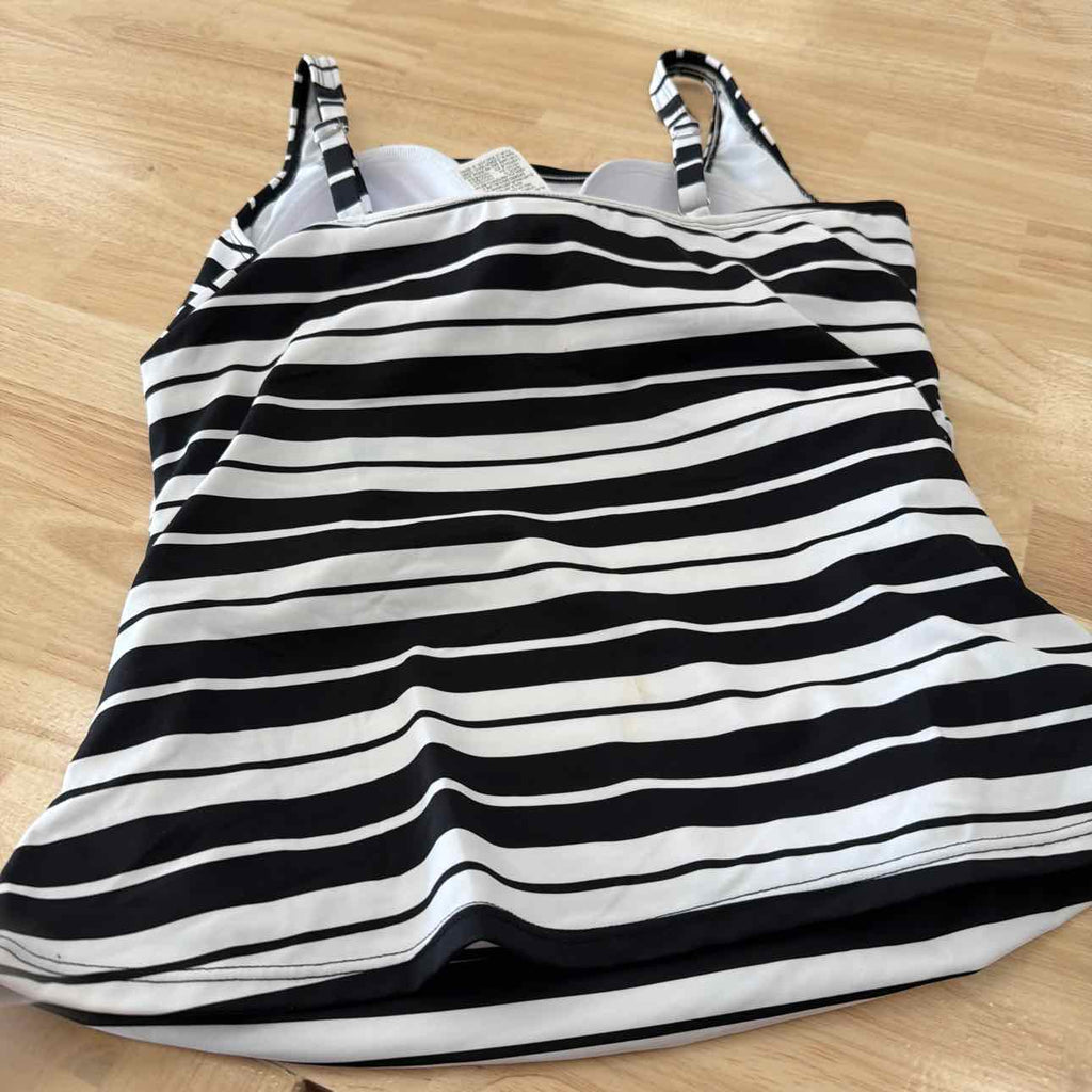 Swim Solutions Women's Striped Tankini Top