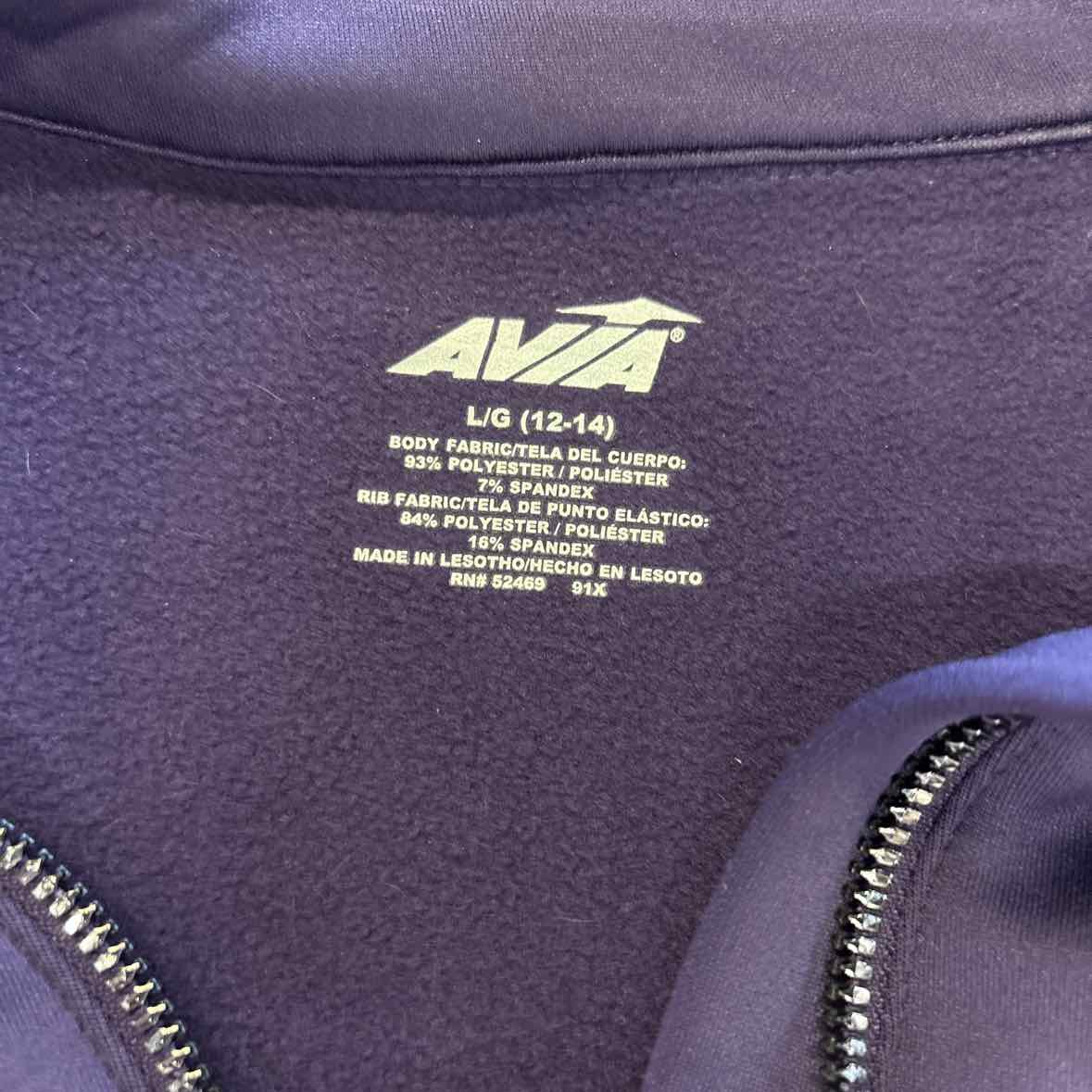 Avia Size L Purple Athletic Jacket