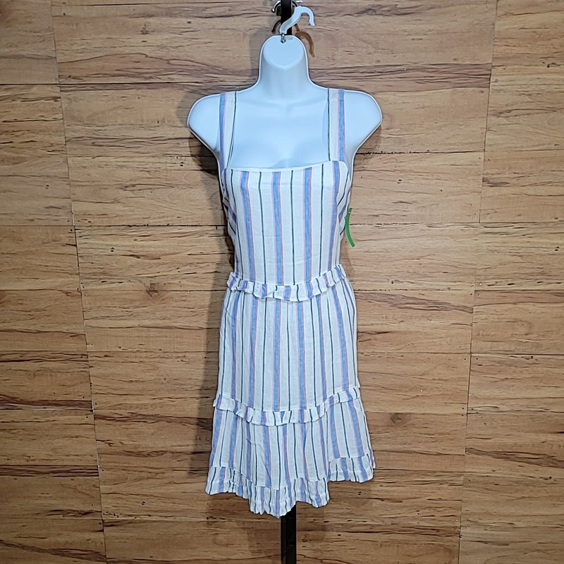Rails Size M Red White Blue Dress
