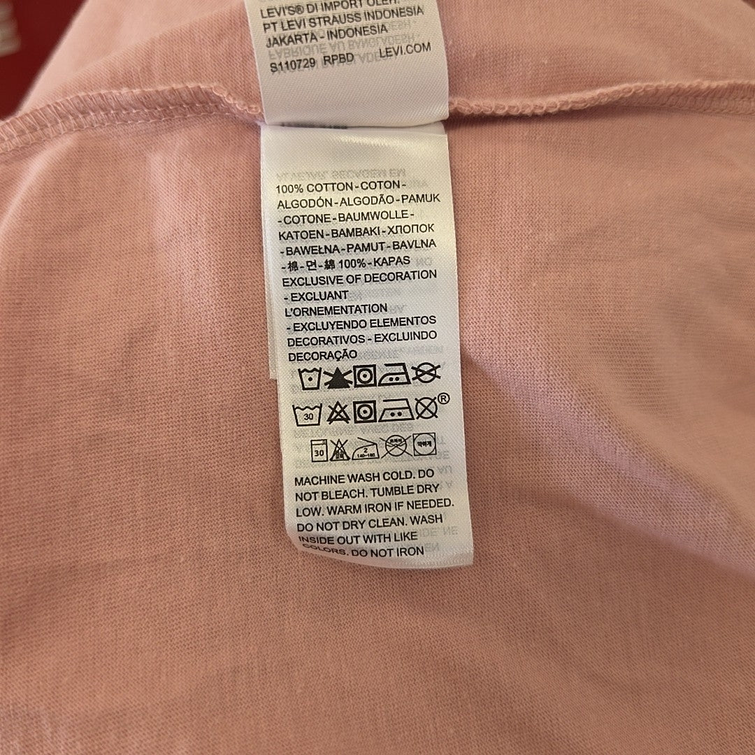 Levi's Size XS Perfect Graphic Logo Cotton T-shirt