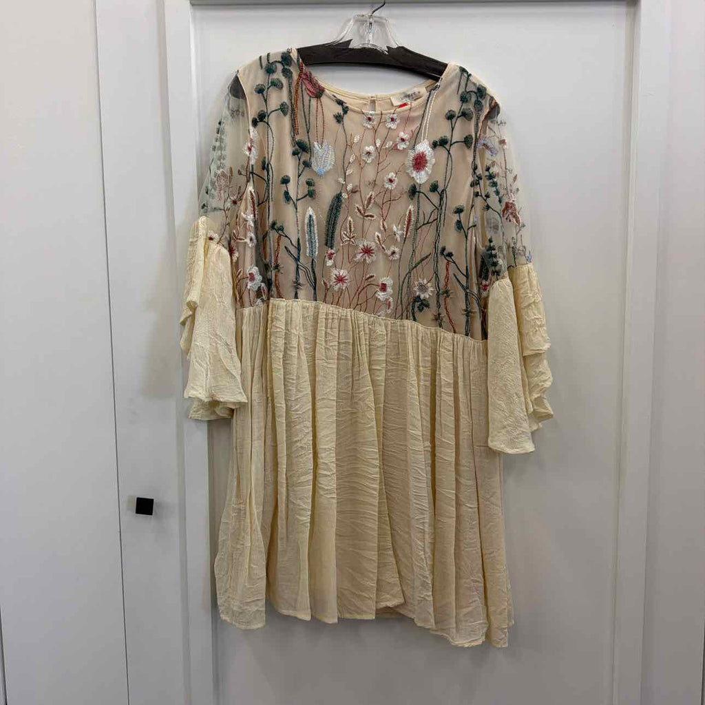 Umgee Size XL Tan Preloved Dress