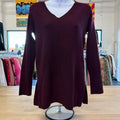 Melissa Paige Women's Ribbed-Knit V-Neck Tunic