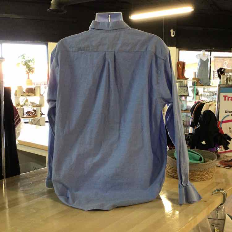 Club Room Size 18 34/35 Blue New MENS Button Down Shirt
