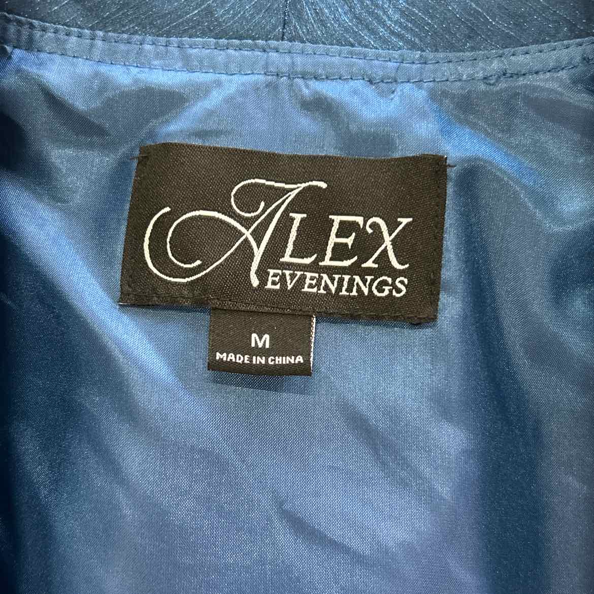 Alex Evenings Women's Chiffon Tie-Front 3/4-Sleeve Top
