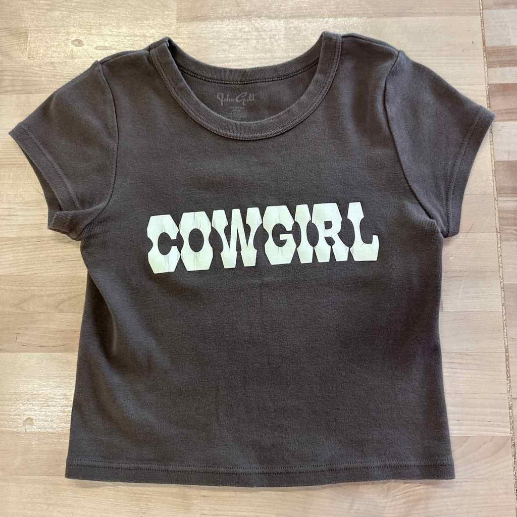 John Galt Size M Brown T-shirt